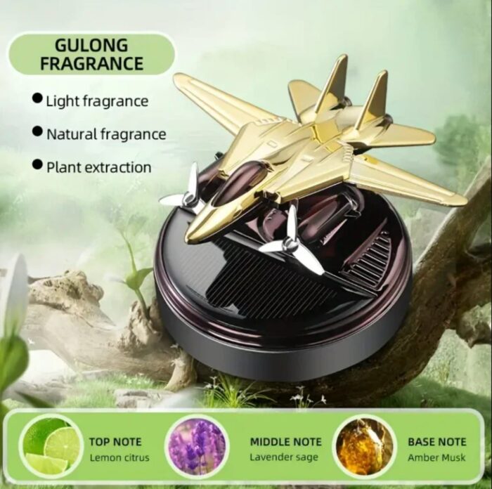 Luxurious Car Solar Aircraft Perfume and Showpiece – Airplane Helicopter Car Aromatherapy Long-lasting Perfume - Image 4