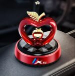Car Air Freshener Solar Rotating Apple - Image 4
