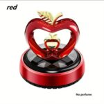 Car Air Freshener Solar Rotating Apple - Image 6