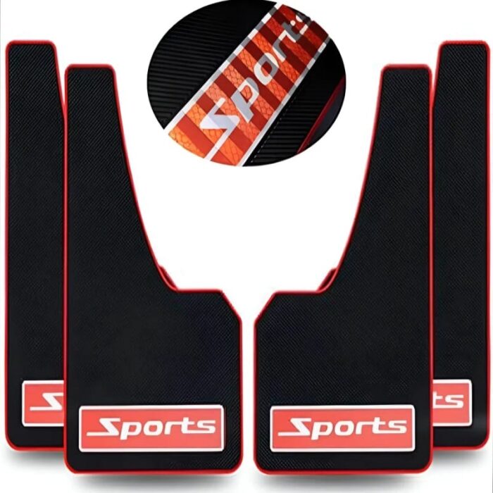 High-Quality Car Silicon Rubber Mudguard Car TRD Carbon Fiber 4PCS – Universal Fit, Flexible Design and Long-Lasting Performance - Image 14