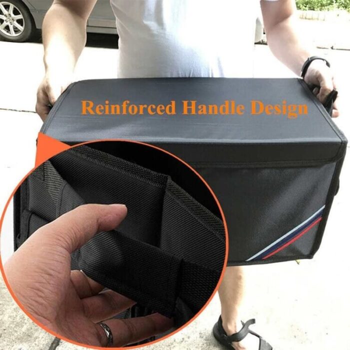 Premium Car Trunk Organizer | Foldable Car Storage Box with Multiple Compartments - Image 6