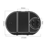 Car Dashboard 6 in 1 Non Slip Mobile Mat Mobile Phone Holder, Augot 360° Rotatable Car Anti-Skid Pad - Image 2