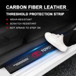 Carbon Fiber Car Door Sill Protectors 4pcs Set– Stylish And Durable Protection for Your Car! - Image 8