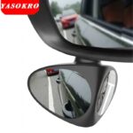 Car Blind Spot Mirror | 2 in 1 Wide Angle Mirror | 360 Rotation Adjustable Rear View Mirror 2pcs