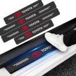 Carbon Fiber Car Door Sill Protectors 4pcs Set– Stylish And Durable Protection for Your Car! - Image 10