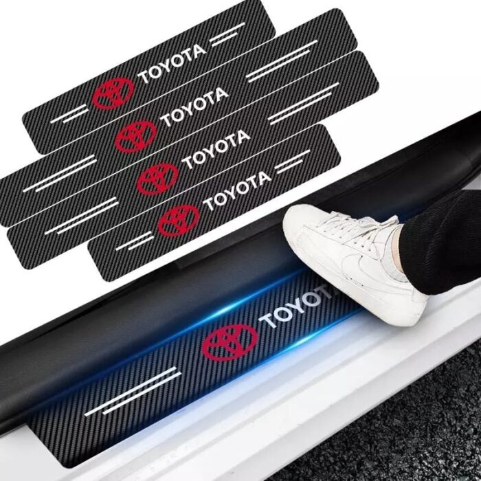 Carbon Fiber Car Door Sill Protectors 4pcs Set– Stylish And Durable Protection for Your Car! - Image 10
