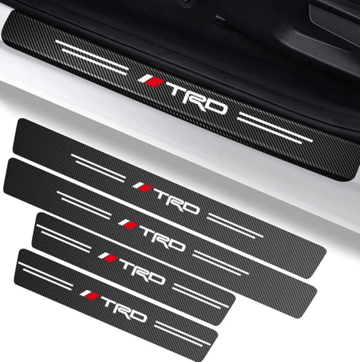 Carbon Fiber Car Door Sill Protectors 4pcs Set– Stylish And Durable Protection for Your Car! - Image 12