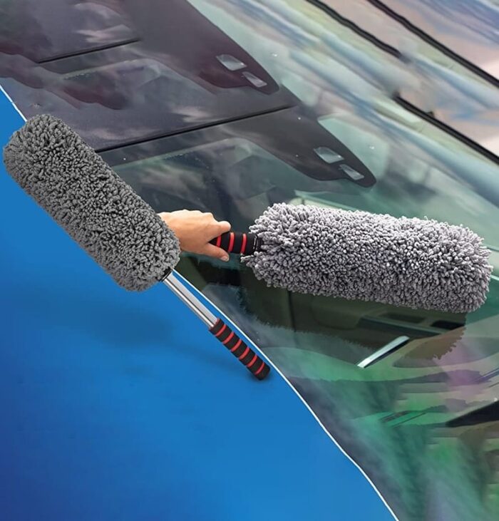Extendable High-Quality Microfiber Car Duster– Multi-Purpose Cleaning for Car Ultra Soft Microfiber & Scratch-Free Cleaning - Image 12