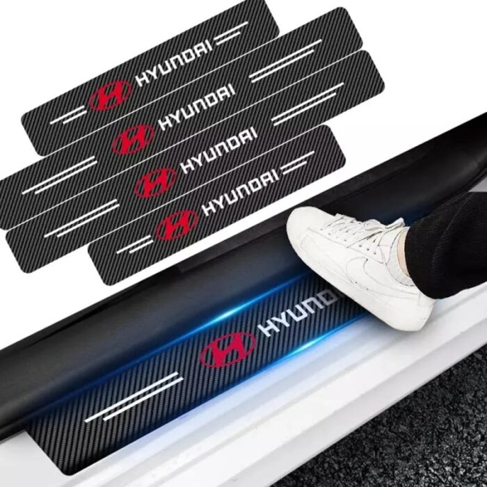 Carbon Fiber Car Door Sill Protectors 4pcs Set– Stylish And Durable Protection for Your Car! - Image 11