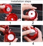 Car Aromatherapy with Solar Star Ring Perfume– Perfect Dashboard Showpiece for Your Car - Image 3